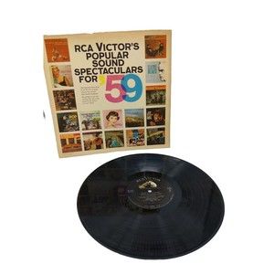 Vintage RCA Victors Popular Sound Spectaculars For 59 Record Album LP Vinyl 1959